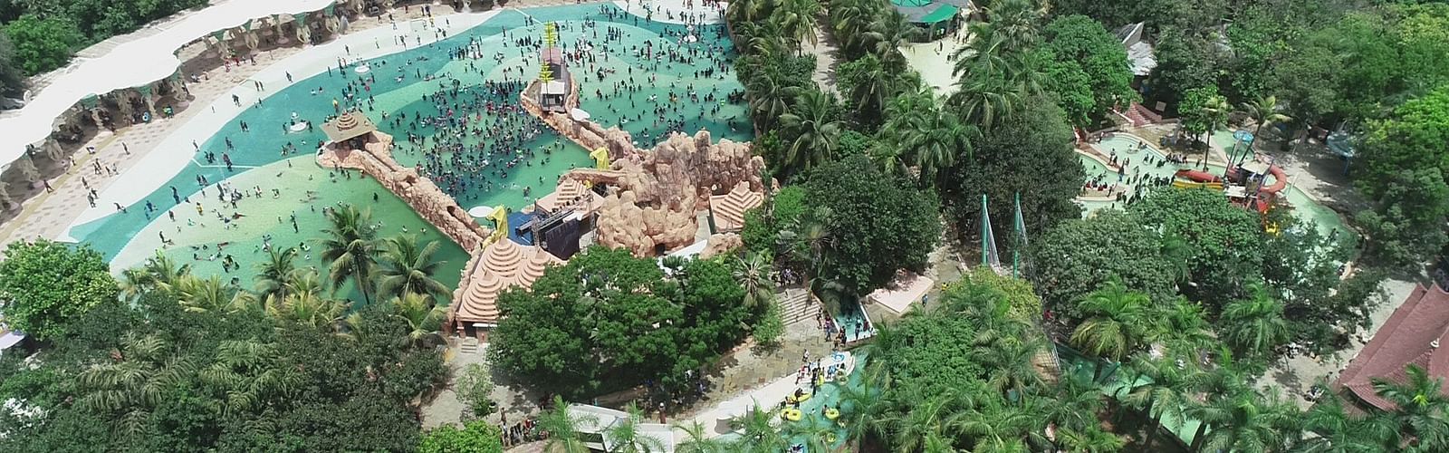 Aerial View of the Aquadrome