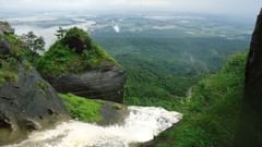 view of water cascading down the hills 00