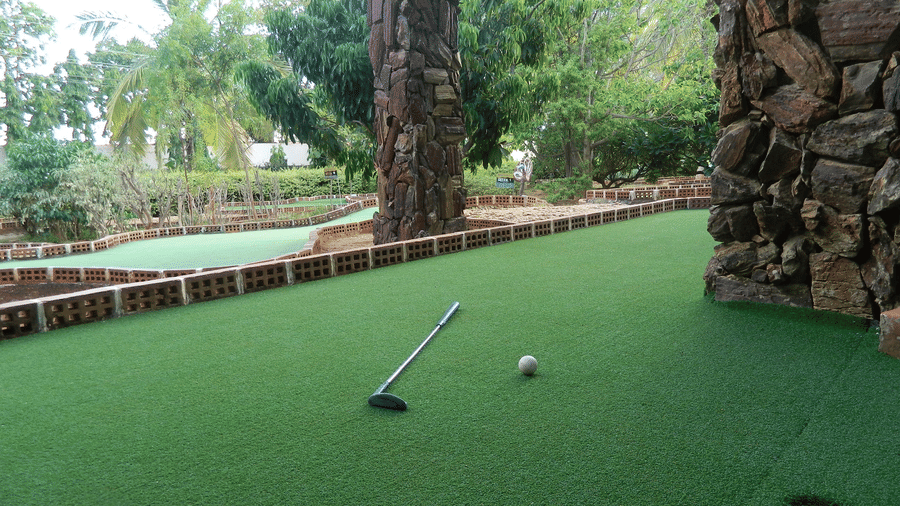 Fantasy Golf Resort Bangalore featuring golf course with a green background