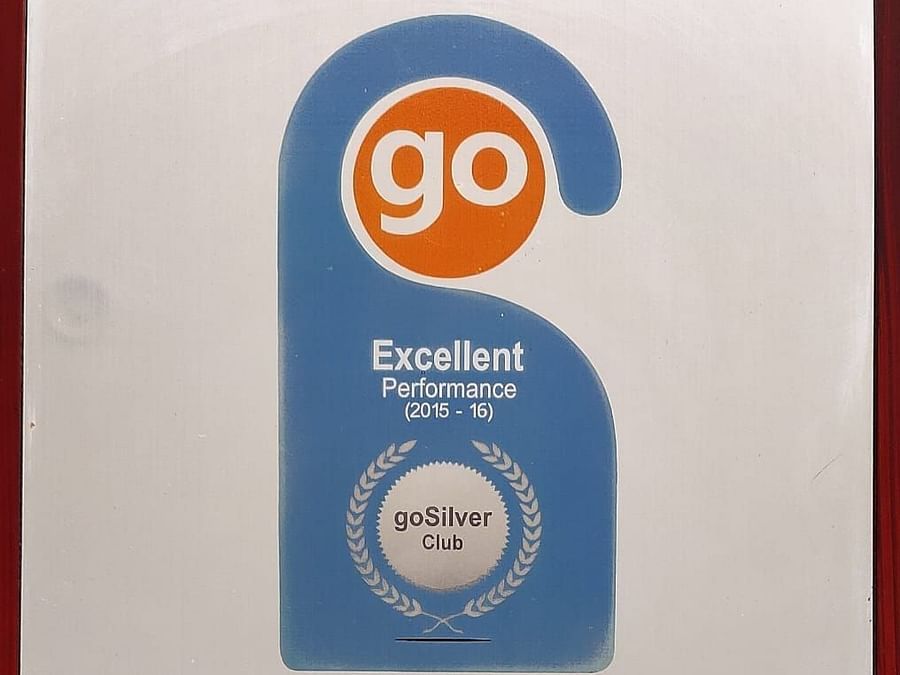 2015 Award - 1 Goibibo Excellent Performance Award