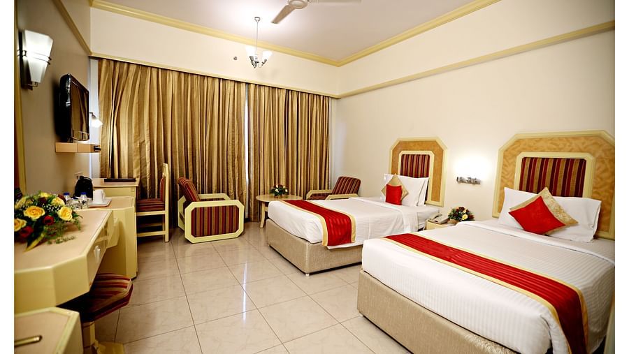 twin bedding offered at Executive Room 
