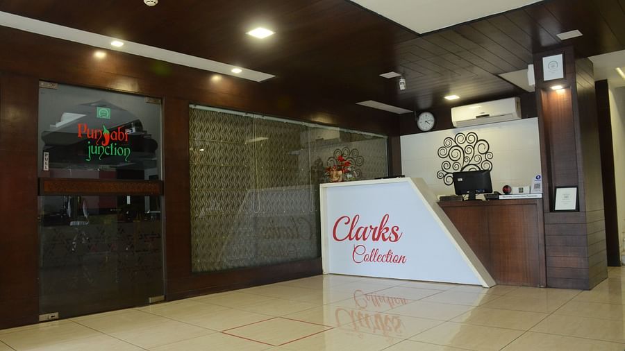 Side view of the reception - Clarks Collection, Vadodara