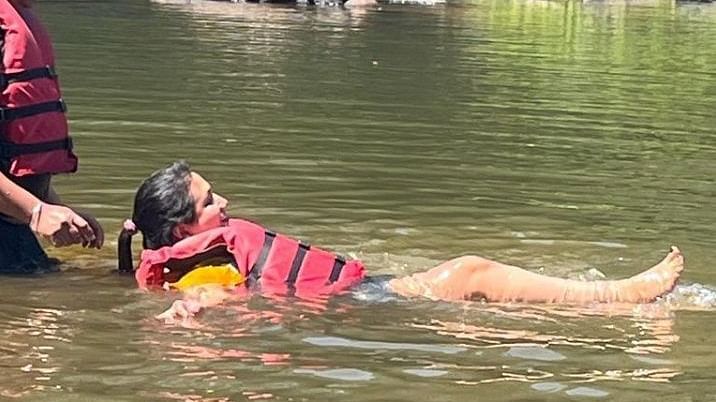 boat ride at Kadkani River Resort, Coorg