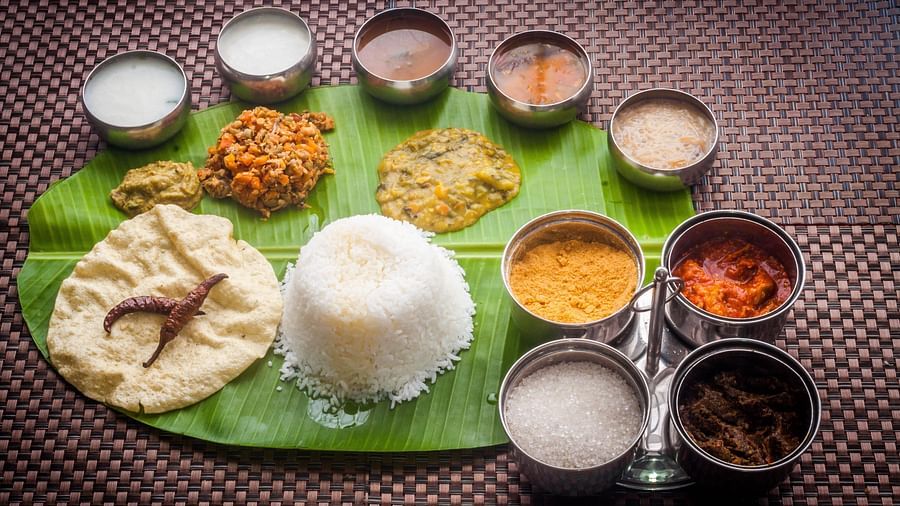 Image of a Andhra style Veg Meal from Andhra Ruchulu restaurant