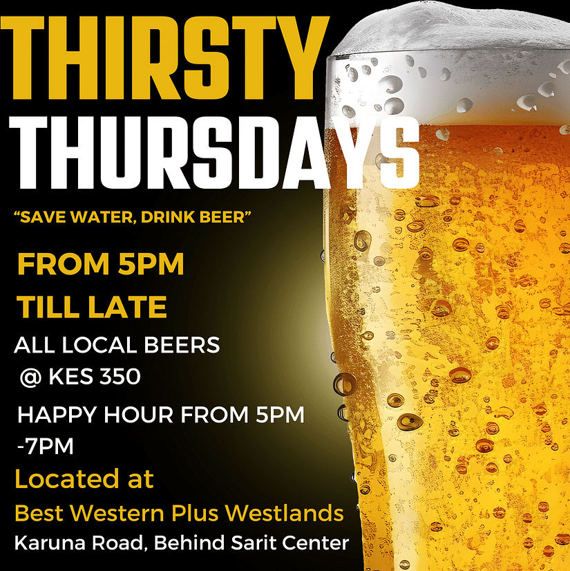 Thirsty thursday offer banner