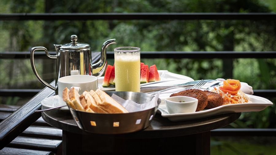 Breakfast Setup Balcony