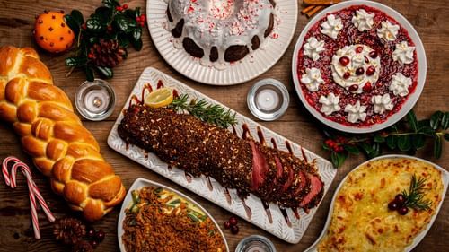 Heritage Village Resorts Spa Goa - image of christmas themed dishes