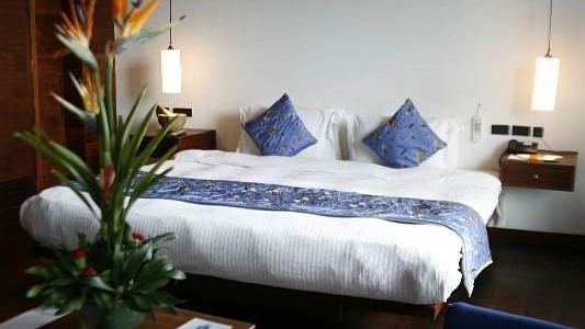 Penthouse at Hotel Le Dupliex Pondicherry  hotel rooms in pondicherry1