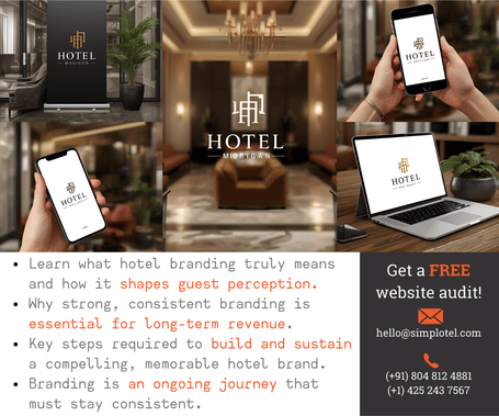 Main page banner hotel branding