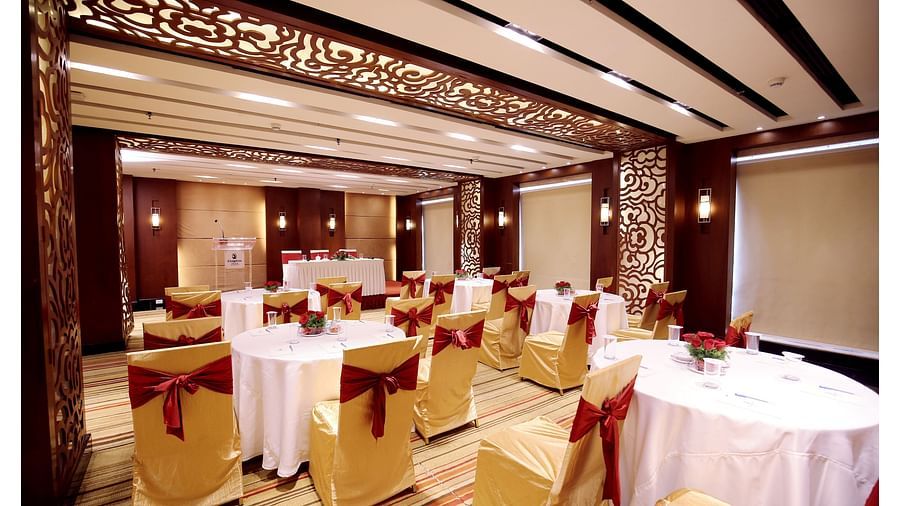 cluster style seating arrangement at Kalinga