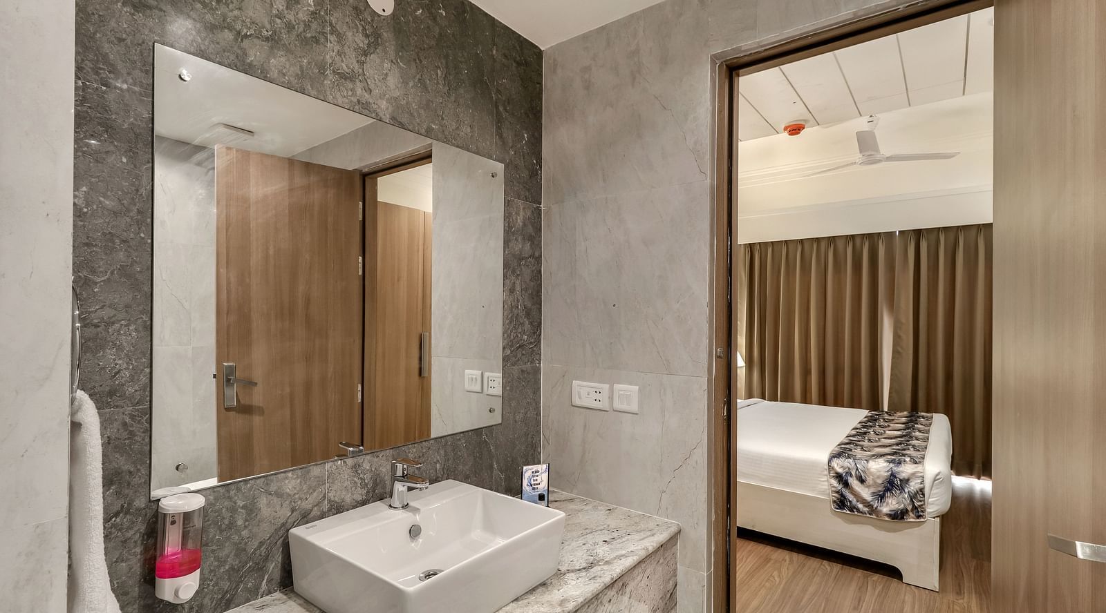 Overview of the washroom inside Premium Studio - Starlit Suites Newtown, Kolkata