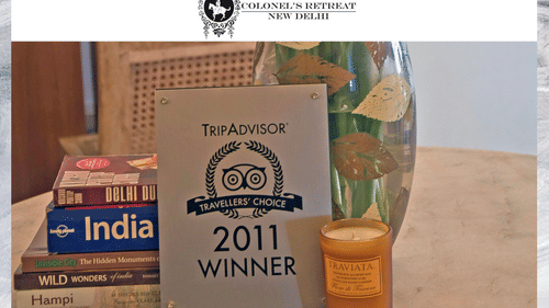 Press Reviews, Colonel's Retreat Hotels, New Delhi Hotels