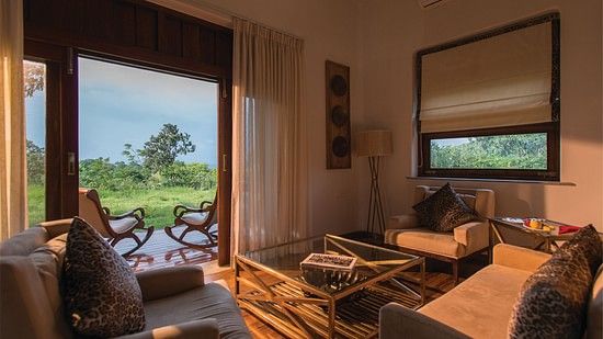 sun illuminating the interiors of a room at The Serai Bandipur
