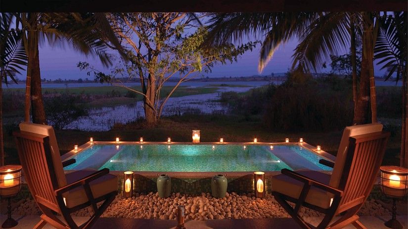 a view of the pool from one of the balconies at our resort-20