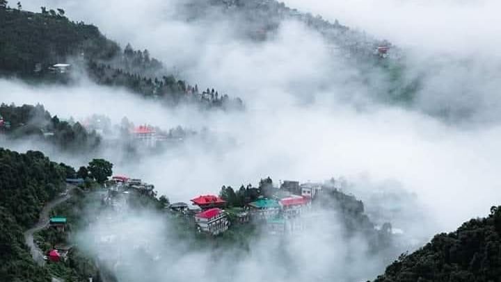 Darjeeling Mountain in monsoon time