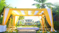a party arrangement at Azaya central for your destination wedding venue in goa