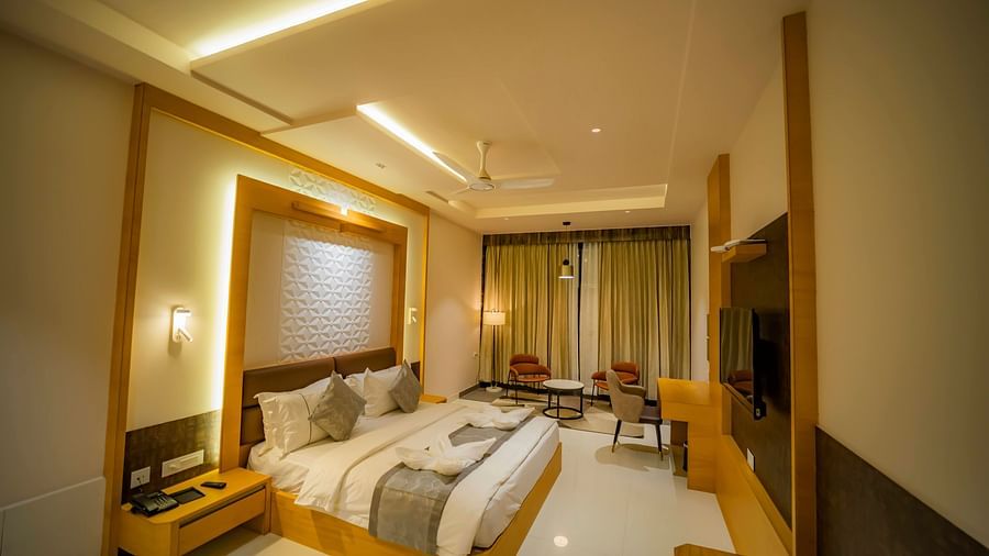A full view of Studio With Breakfast room at Hotel Kyriad Prestige, Ilkal