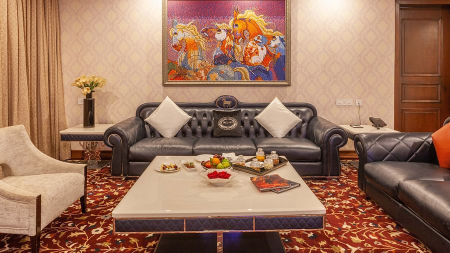 seating space in the living room - Mayfair Lake Resort, Raipur 110