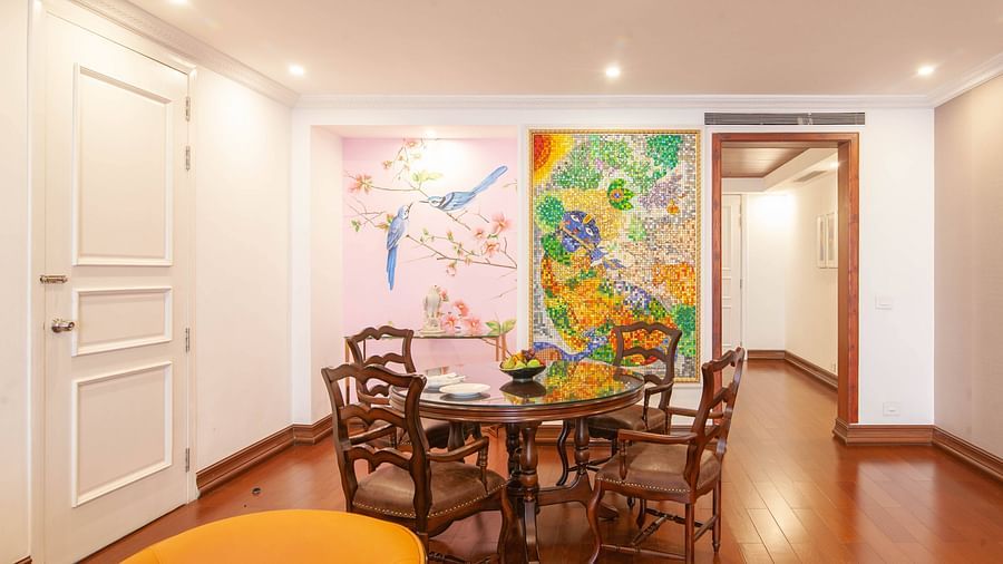 a dining table in one of the rooms -  Mayfair Lake Resort, Raipur