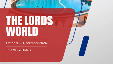 Discover exclusive offers and special deals from Lords Hotels & Resorts. Book directly to enjoy the best rates, packages, and memorable stays across our hotels.