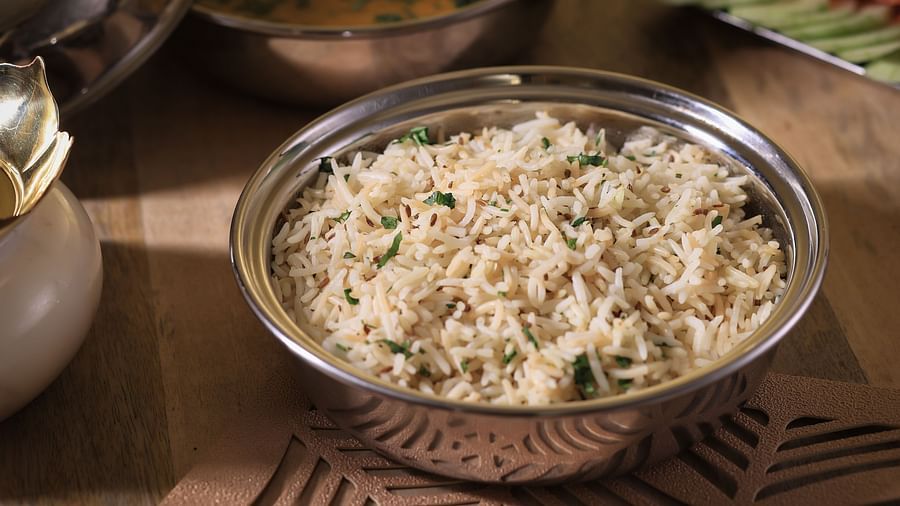 Rice served in a bowl 6 - Lamrin Boutique Cottages Rishikesh