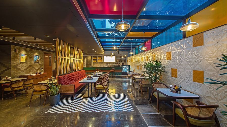 restaurant at Inde Signature, Jaipur