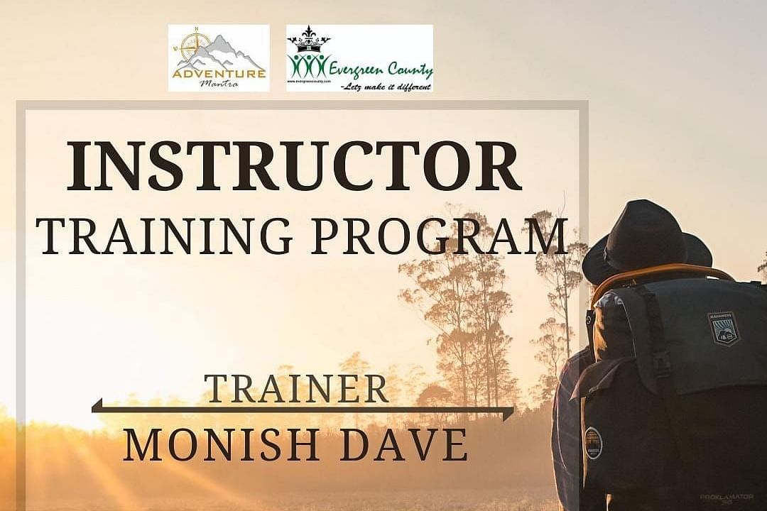 A poster of the instructor training program - Evergreen County