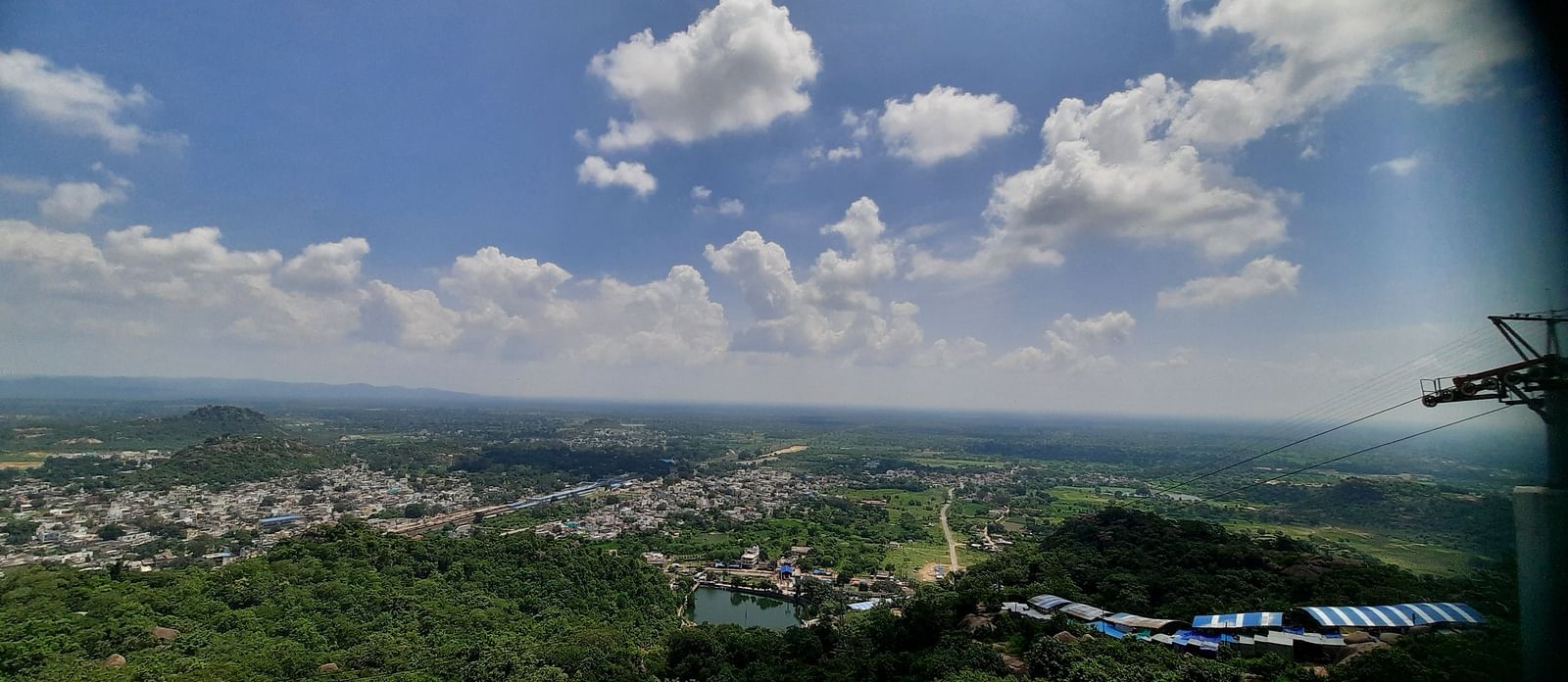 bird s eye view of a city during the day