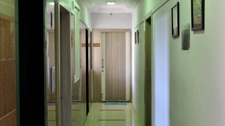 A front view of the corridor of Maxxvalue Apartment, Marol