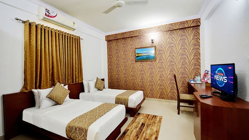 the premium twin room at our hotel