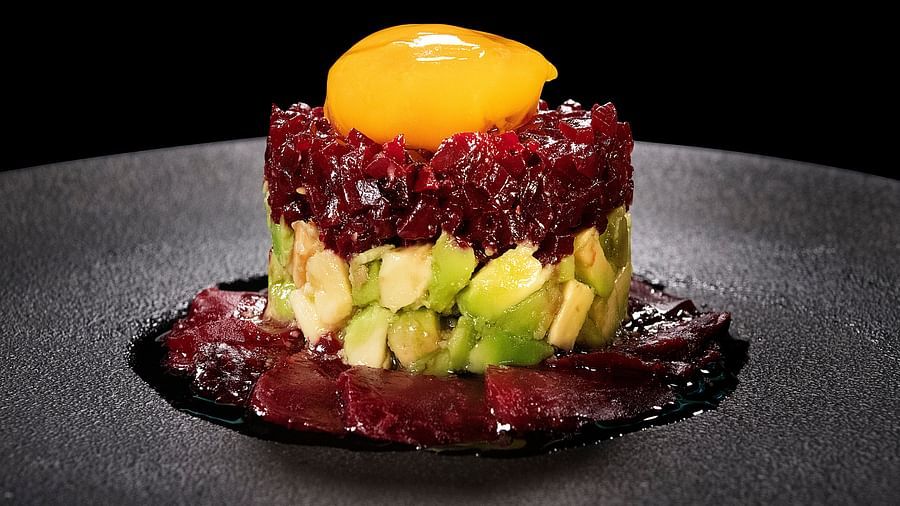 A platter of fruits neately plated at The Claridges, New Delhi