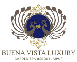 Buena Vista Luxury Garden Spa Resort - logo depicting two peacocks facing each other
