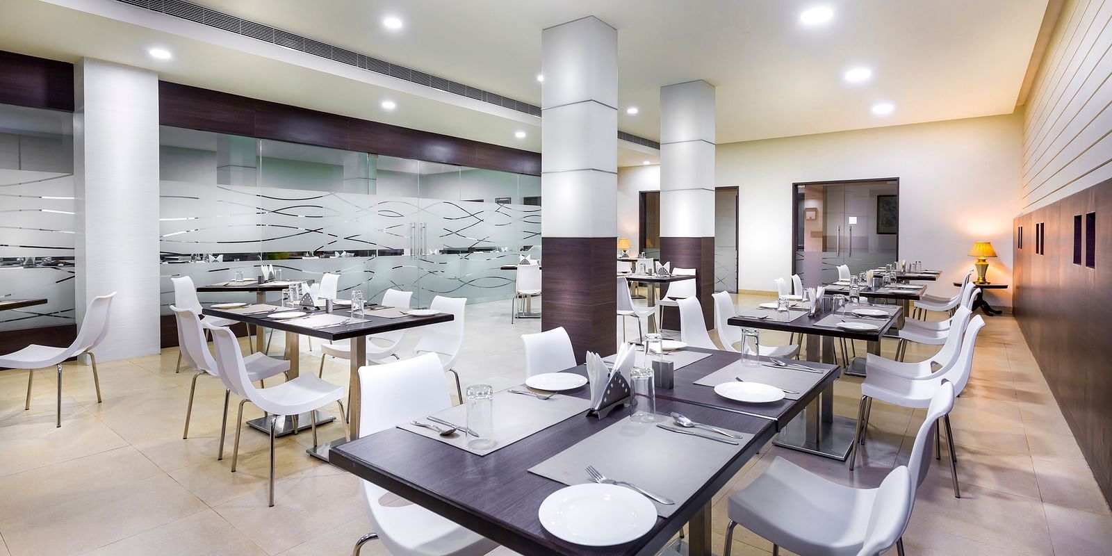 An image of a dining of Amudham Restaurant at Regency Tiruttani by GRT Hotels.