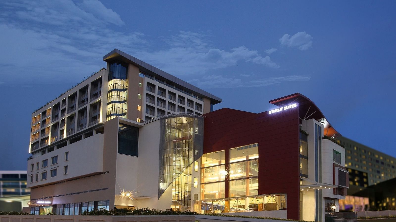Facade of Starlit Suites, Kochi