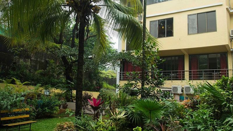 the outside lawn in front of a section of the resort - Zara