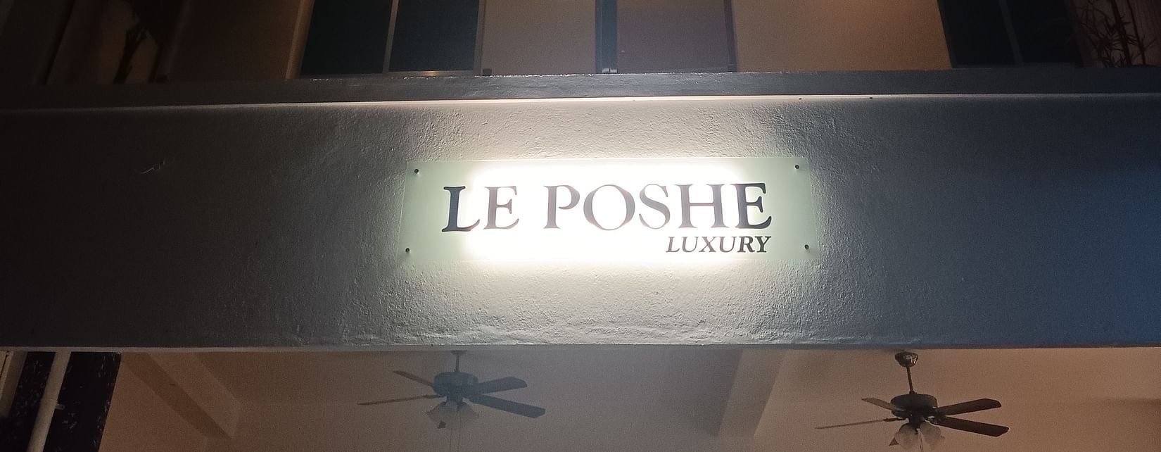 Facade of Le Poshe Luxury, a hotel in Pondicherry
