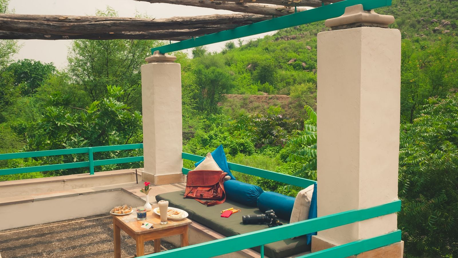 Cozy corners at Trees N Tigers, Sariska