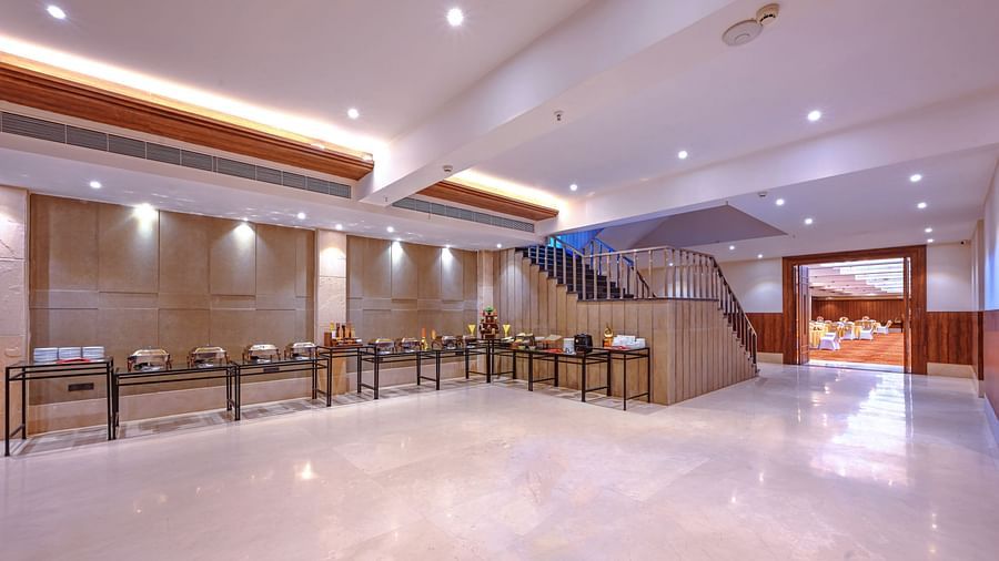 An event hall at Royale Sarovar Portico, Agra