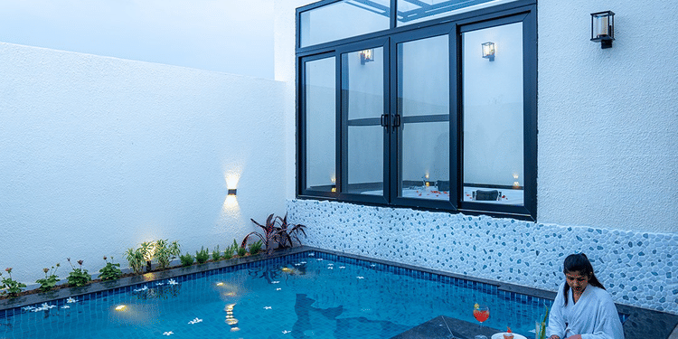 affordable luxury pool view suites