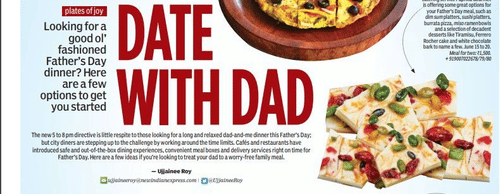 newsletter The Indulge - 18th june 1