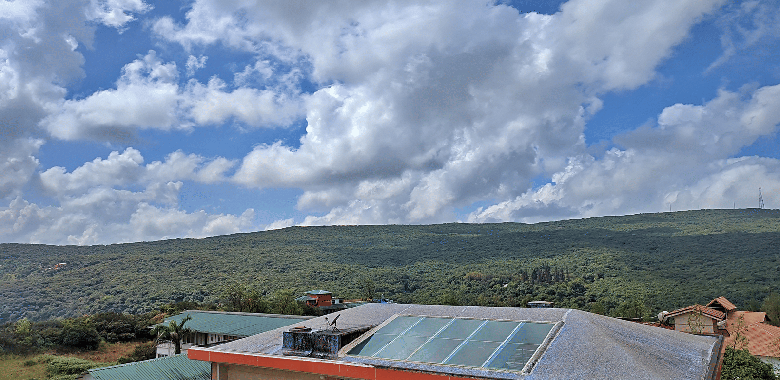executive room with mountain view