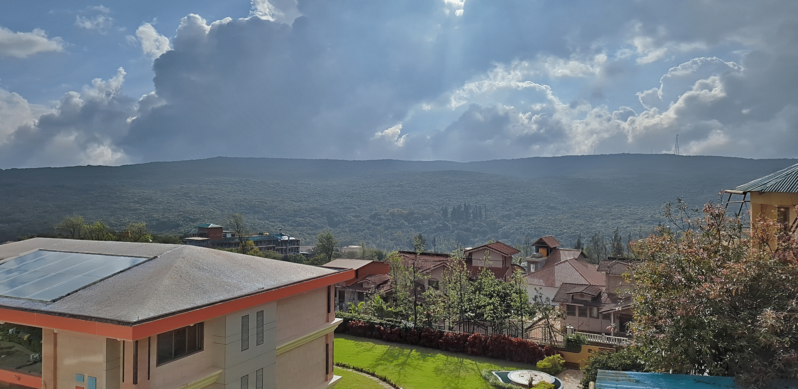 executive suite room with mountain view