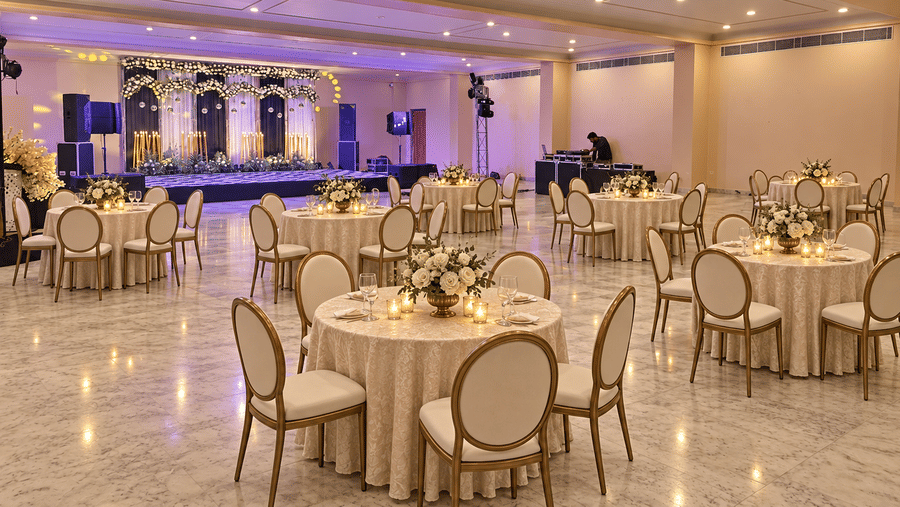 Ballroom Conference Hall - Cocktail Seating-1-Corporate Meet at Umaid Palace-Dausa