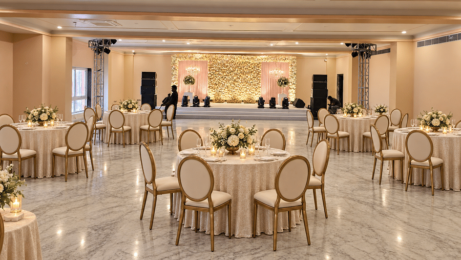 Ballroom Conference Hall - Cocktail Seating-Corporate Meet at Umaid Palace-Dausa