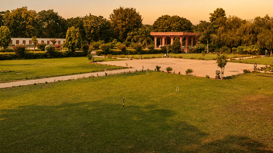 Sunset Garden with Heritage Pavilion-Umaid Palace Dausa-Resort Near Jaipur