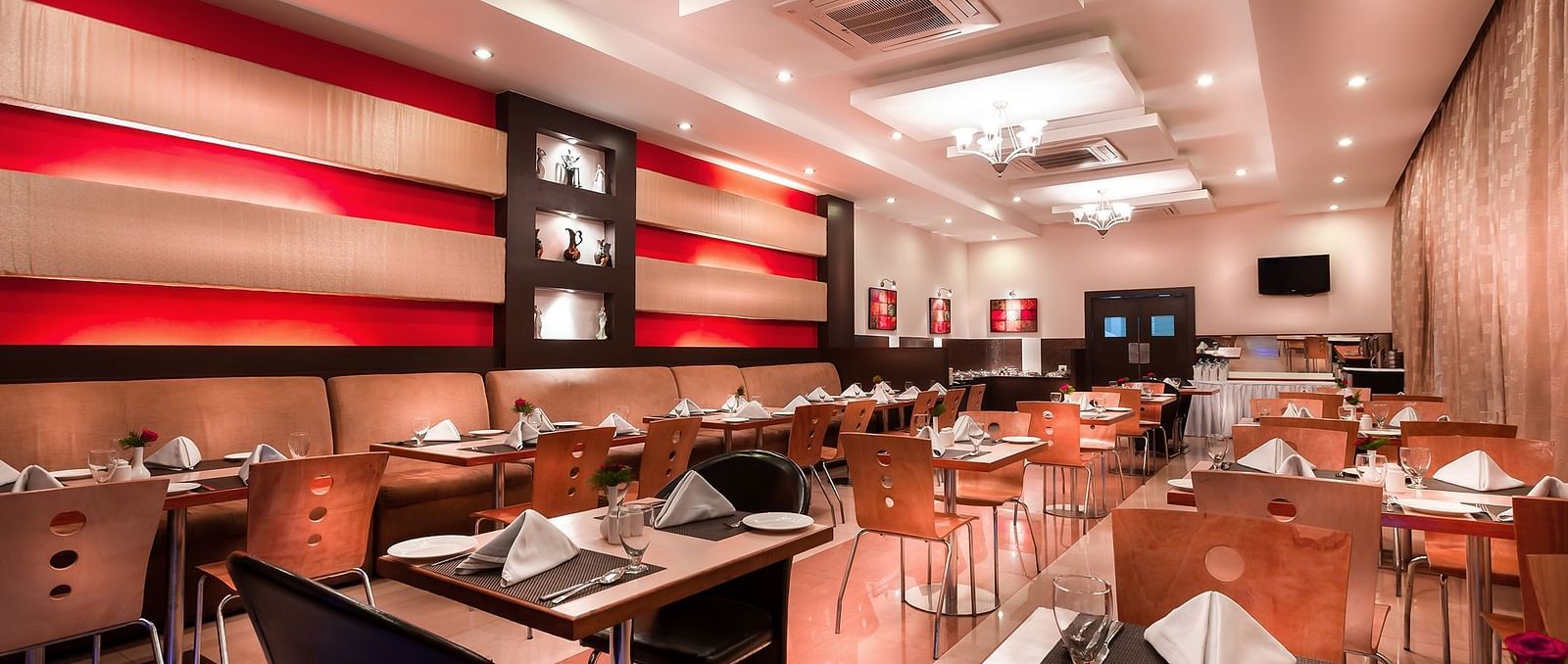A view of the dining area at Lotus, one of the Tuticorin best restaurants - Regency Tuticorin by GRT Hotels