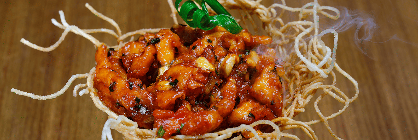 An appetizer served at Essentia Premier Hotel, Chennai