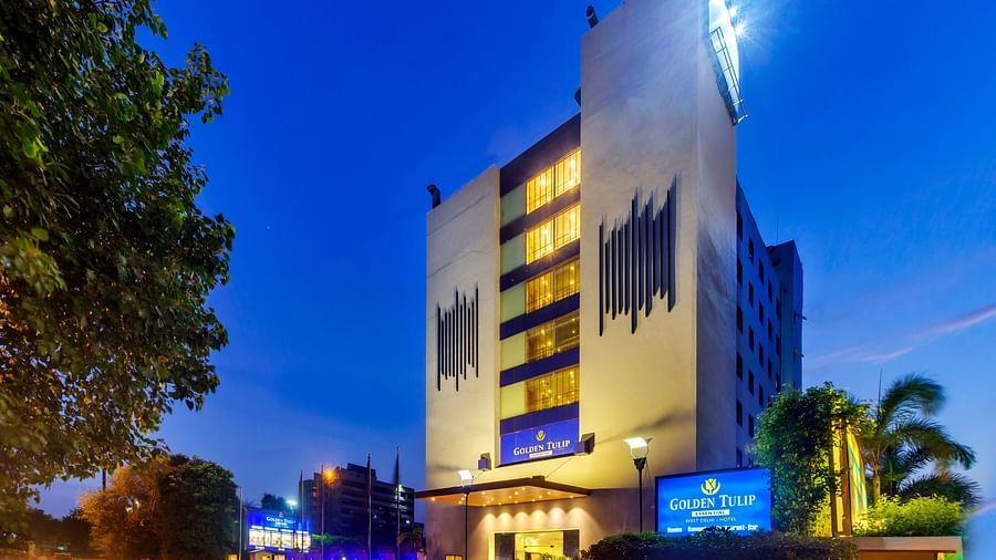 exterior of Golden Tulip New Delhi, Hari Nagar at night