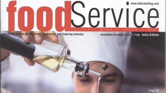 Pride Hotel Vikash P Food Service India Issue November - December 2019 Cover Page