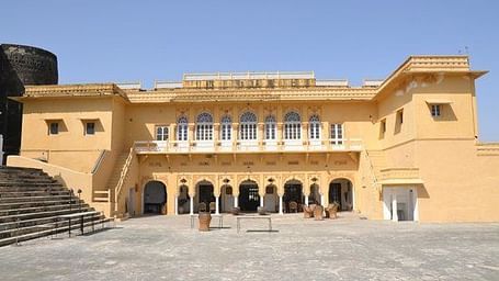 A facade image of Roopangarh Fort